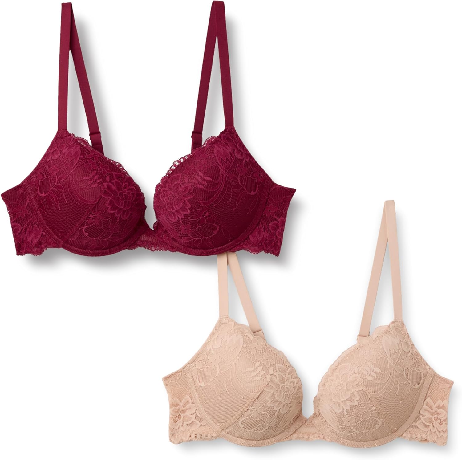 Thumbnail 6 de Amazon Essentials Damen Push-Up-BH mit Bügel und Kordelzug, 2er-Pack