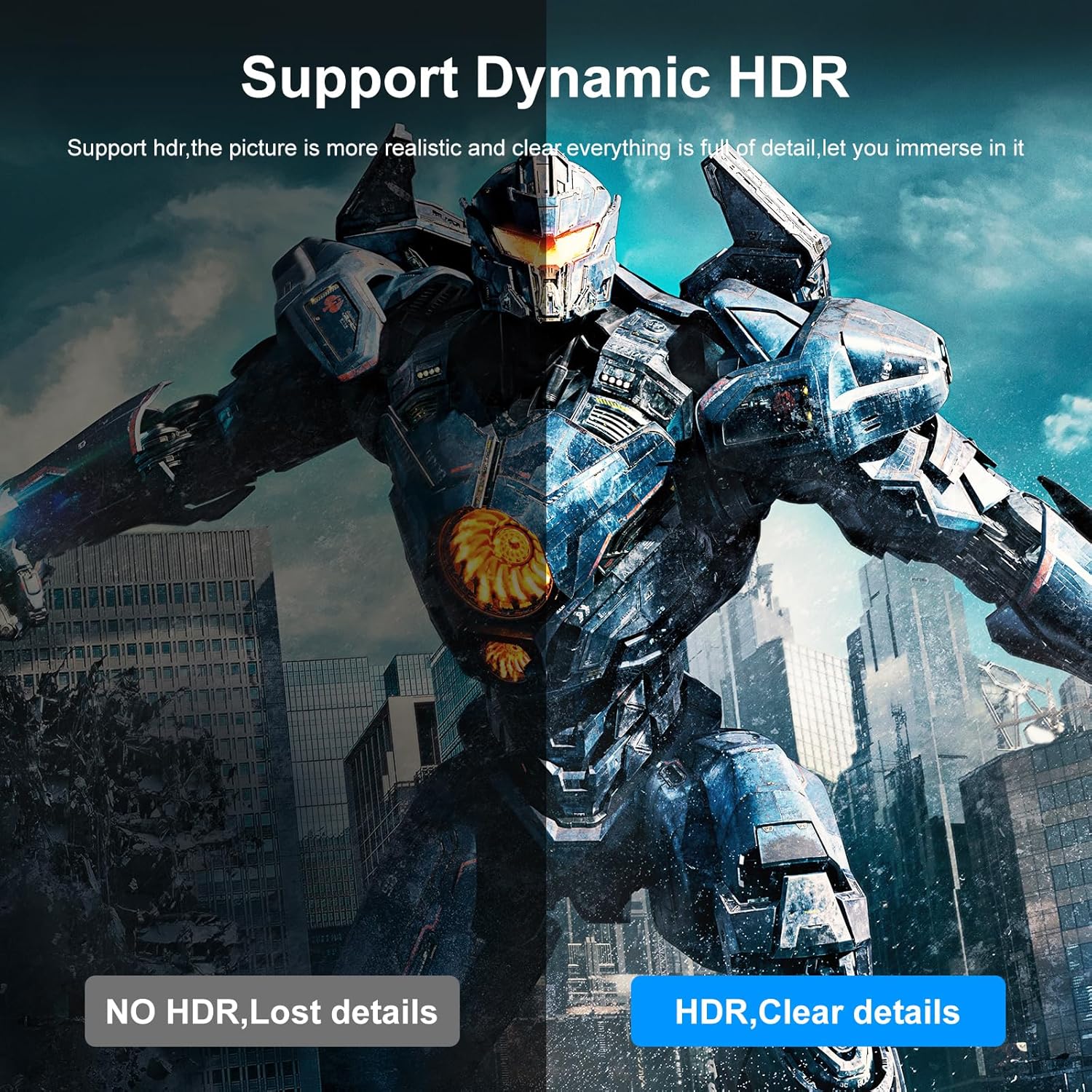 Thumbnail 3 de jojobnj DisplayPort 2.1 Kabel (16K) 10 m – bis 16K@60 Hz, 8K@120 Hz, 4K@240 Hz, HDR10, HDCP 2.2