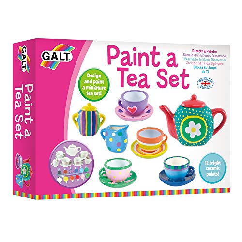 Detalle de Galt Paint a Tea Set – 11 Piece Mini Tea Party Set (Ages 5+)