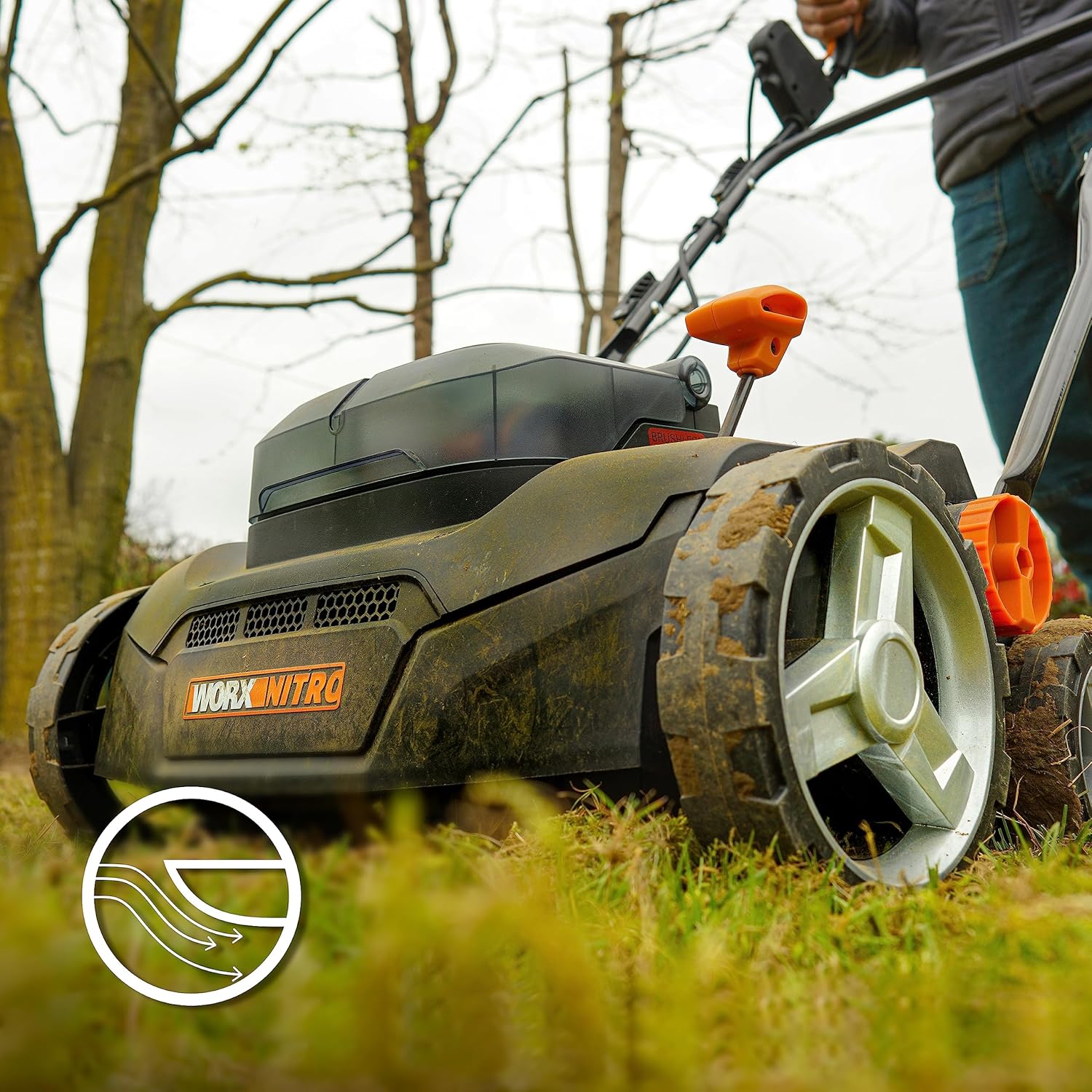 Detalle 2 de WORX WG855E.9 scarificateur et aérateur 36 cm