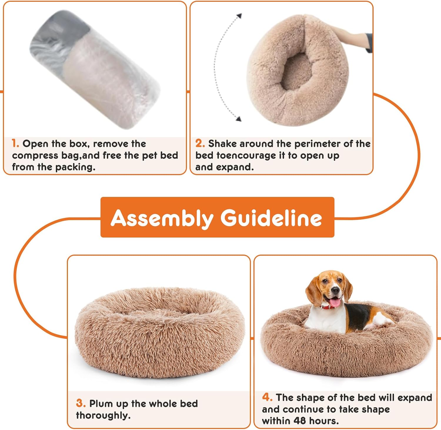 Thumbnail 4 de Sweetcrispy Donut Dog Bed, XL