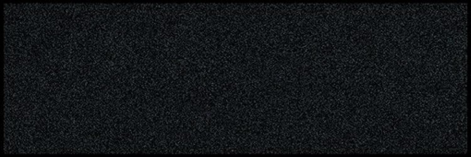 Detalle de Wash+Dry Raven Black – czarna mata wejściowa z poliamidu, gumowy spód