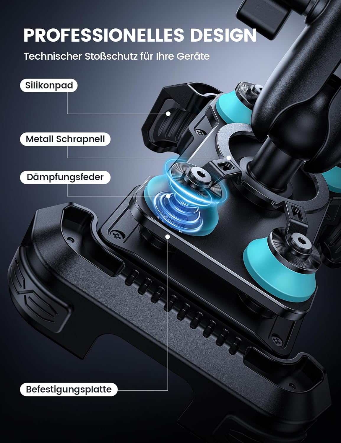 Thumbnail 2 de Lamicall Handyhalterung Motorrad 20–35 mm