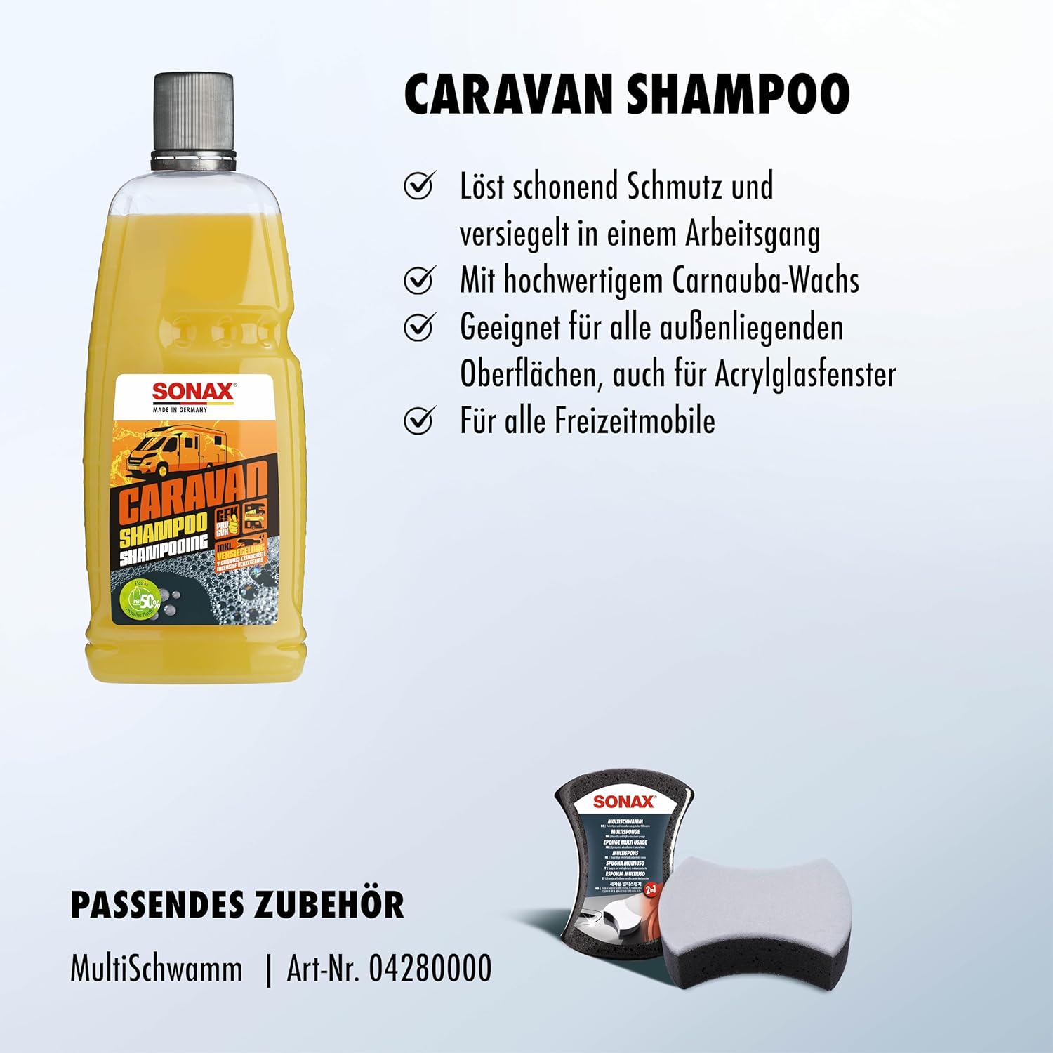Thumbnail 2 de SONAX Caravan Shampoo 1 Liter