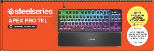 Thumbnail 14 de SteelSeries Apex Pro TKL Gen 3: teclado mecánico gaming con interruptores OmniPoint 3.0 y ajuste de accionamiento