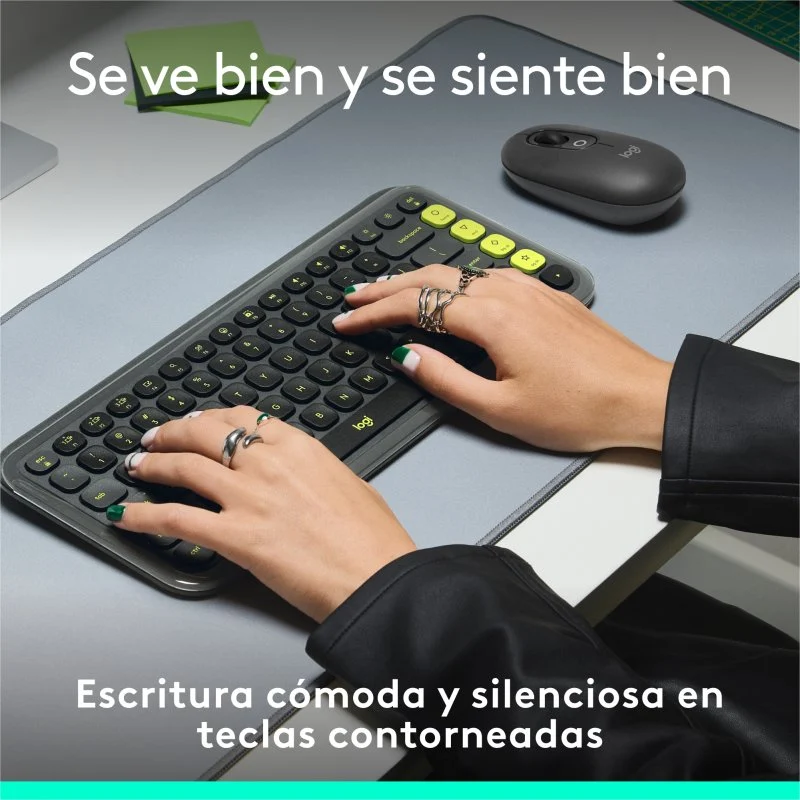 Thumbnail 1 de Logitech Pop Icon Keys teclado inalámbrico Bluetooth Grafito
