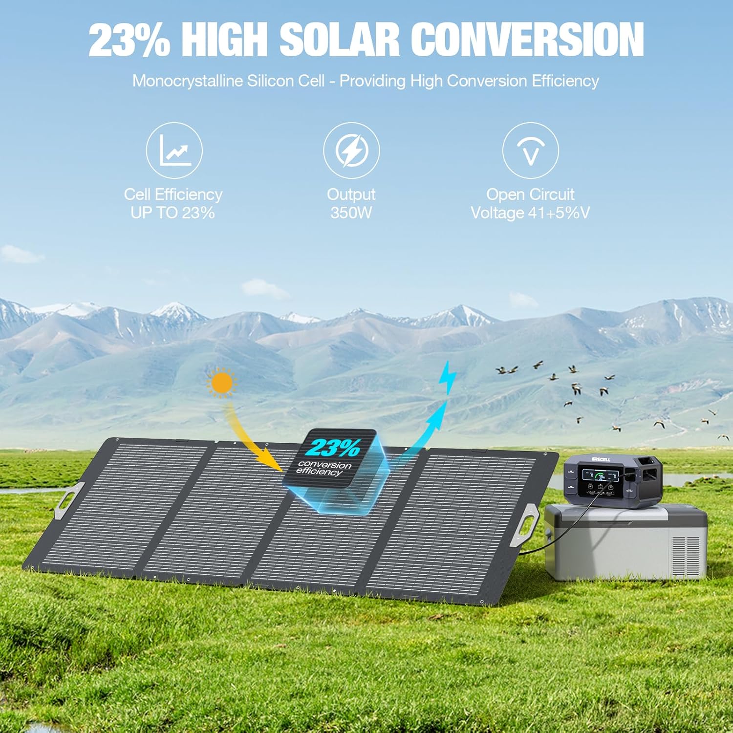 Thumbnail 1 de GRECELL 350W Solar Panel