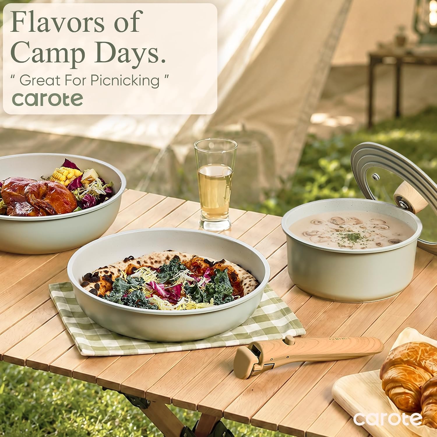 Thumbnail 4 de CAROTE Pots and Pans Set 19pc