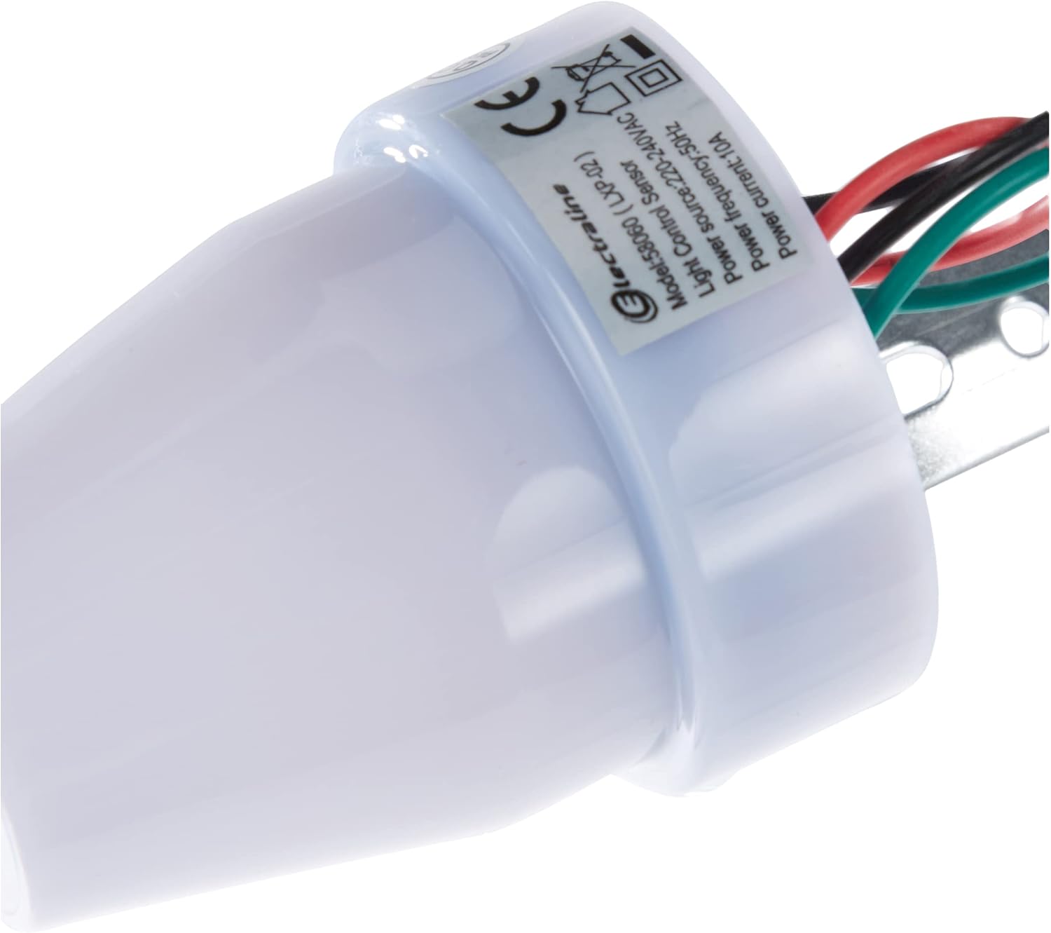 Thumbnail 2 de Electraline 92283 Interruttore Crepuscolare per uso esterno IP44, confezione da 2, bianco