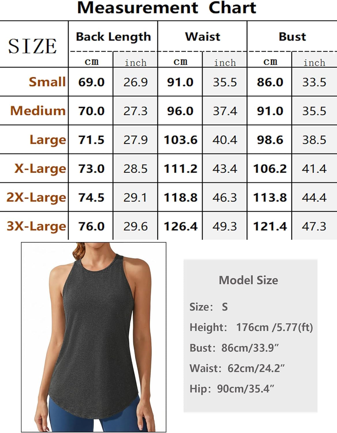 Thumbnail 5 de Gyabnw canotta sportiva da donna girocollo con schiena incrociata e inserti traforati