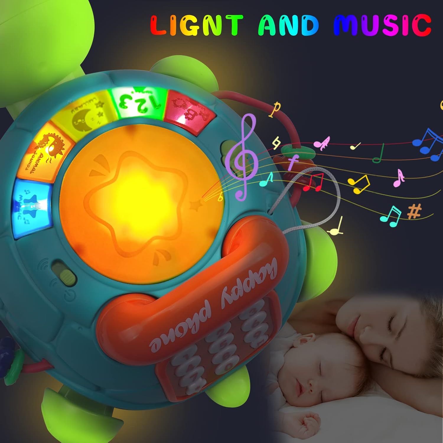 Thumbnail 5 de Kaybolge Giochi Bambini 1 Anno: Giocattolo educativo con luci e suoni per stimolare motricità e linguaggio