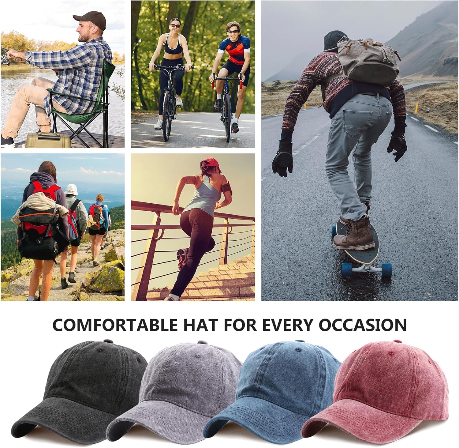 Thumbnail 6 de EDOTON Women's Classic Adjustable Baseball Cap