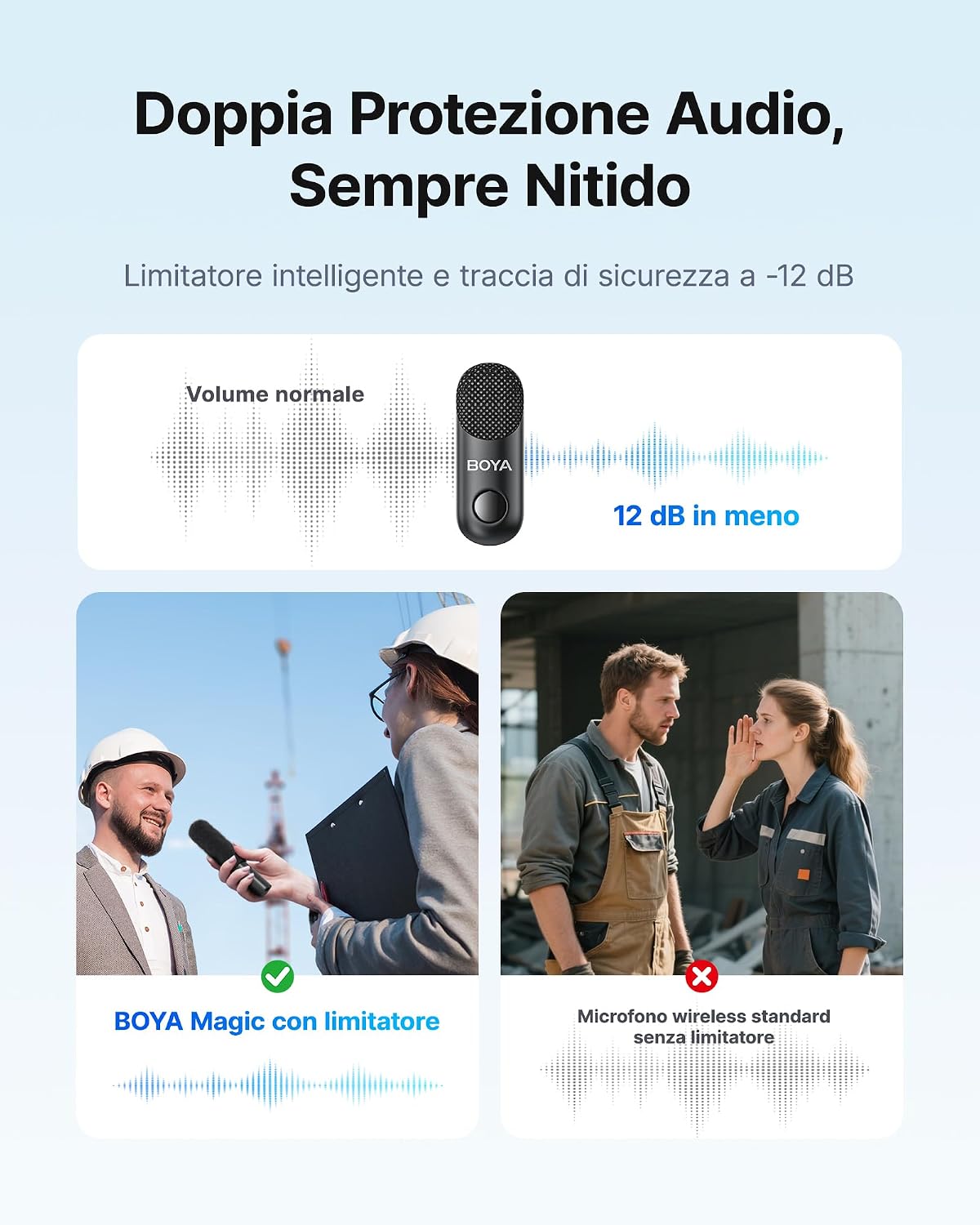 Thumbnail 6 de BOYA Magic microfono wireless 48 kHz/24 bit 🎤