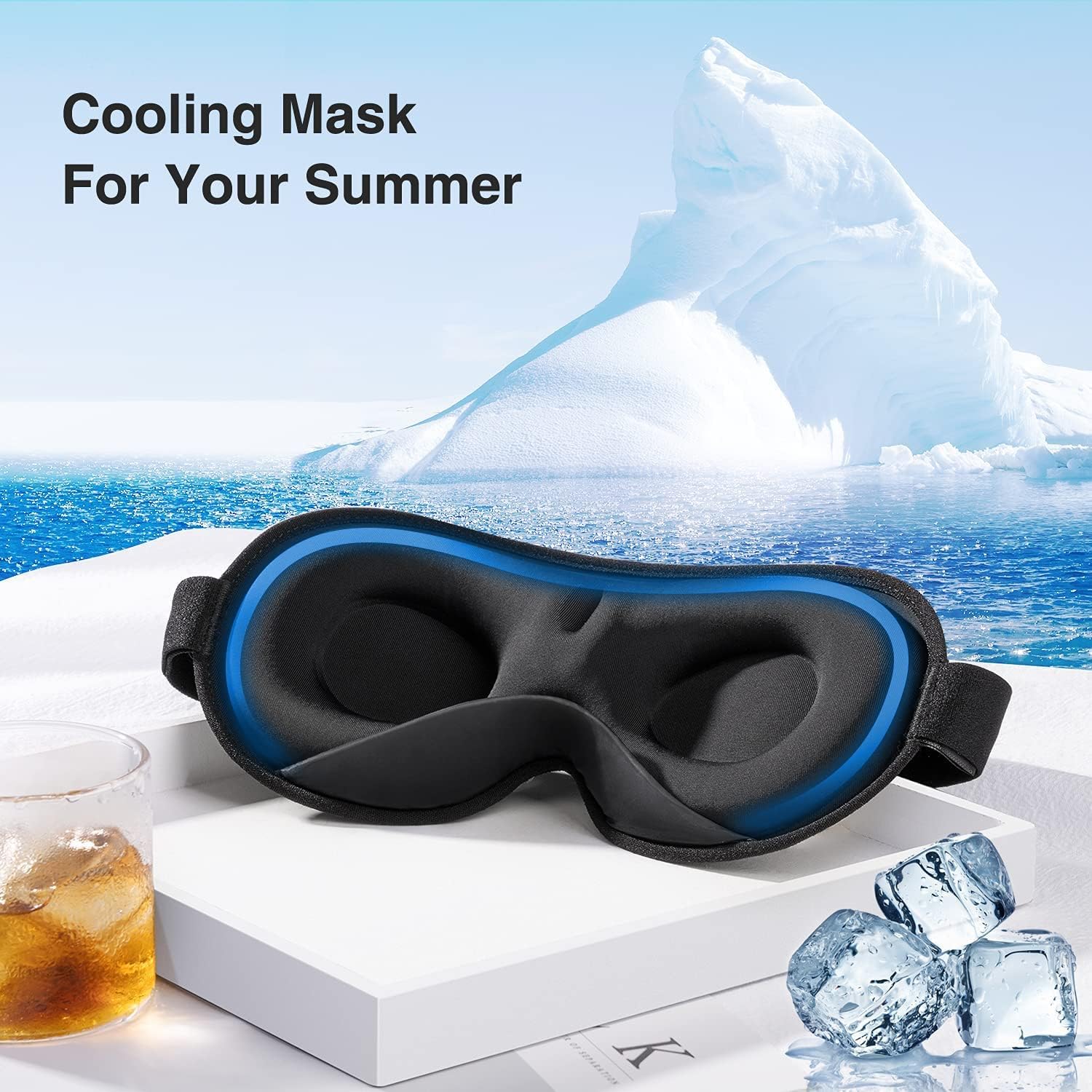Thumbnail 6 de YFONG Weighted Sleep Mask 120g for Travel 😴