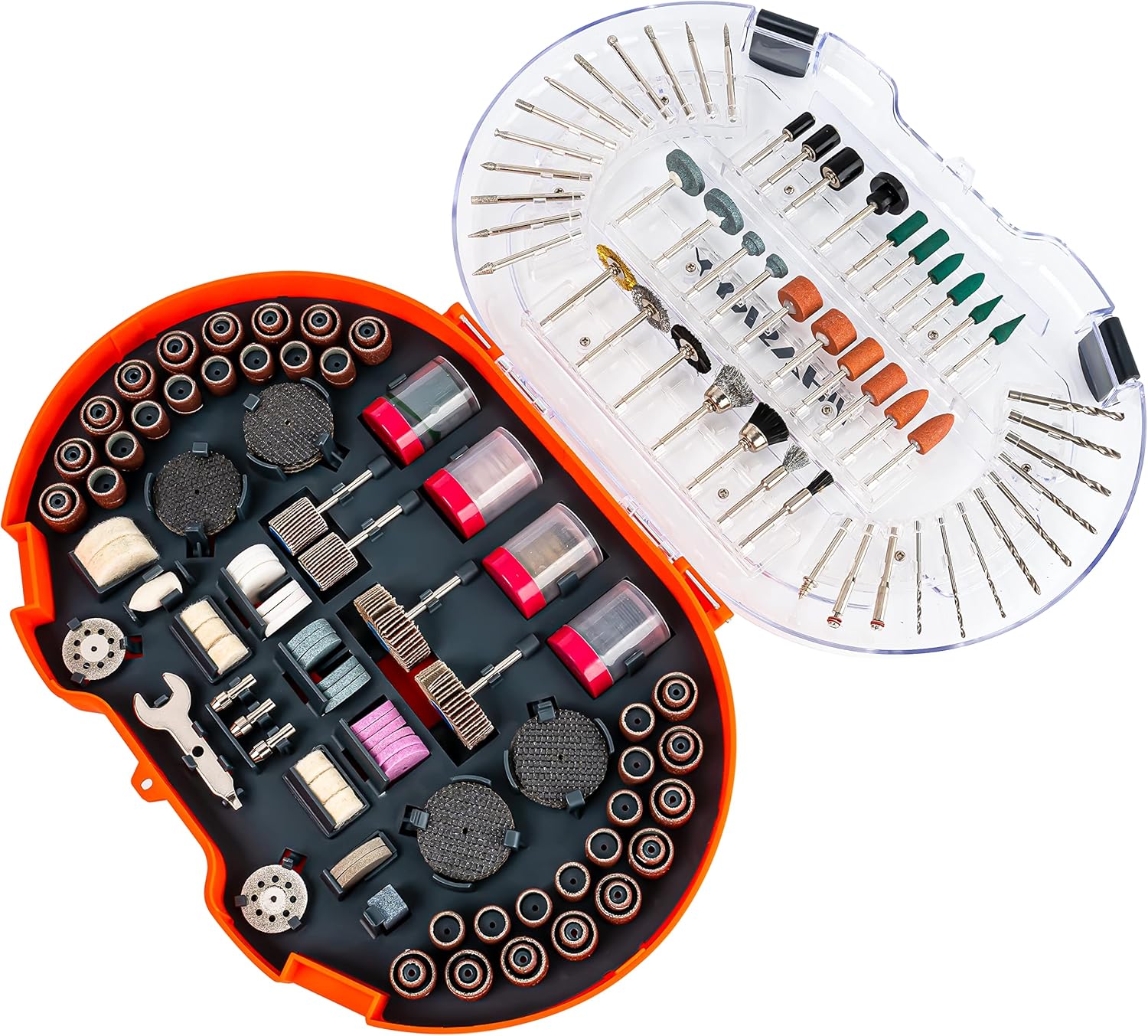 Detalle 2 de HASKYY Kit multifonctions 276 pièces : accessoires et outils rotatifs compatibles Dremel