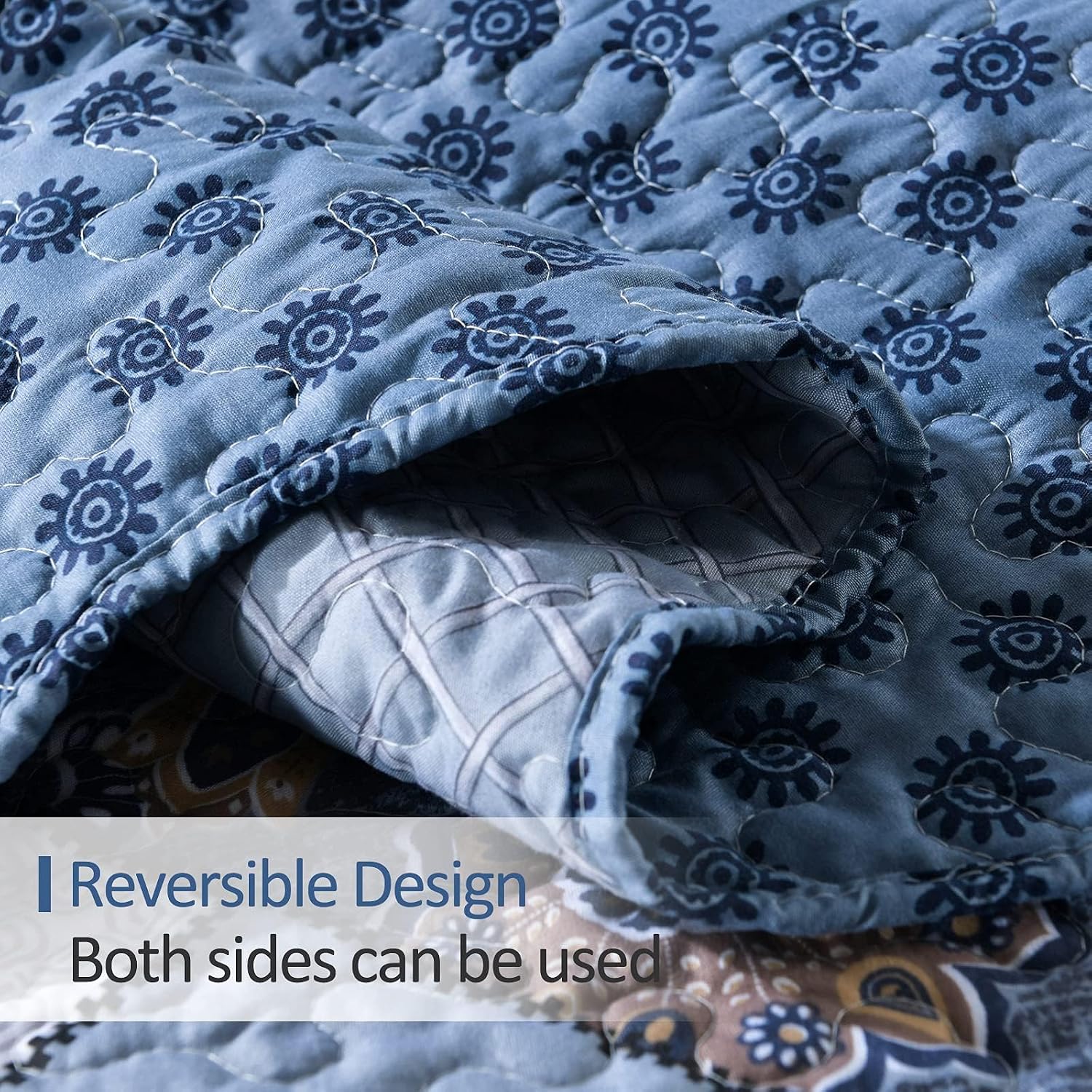 Detalle 2 de ENJOHOS Queen Quilt Set