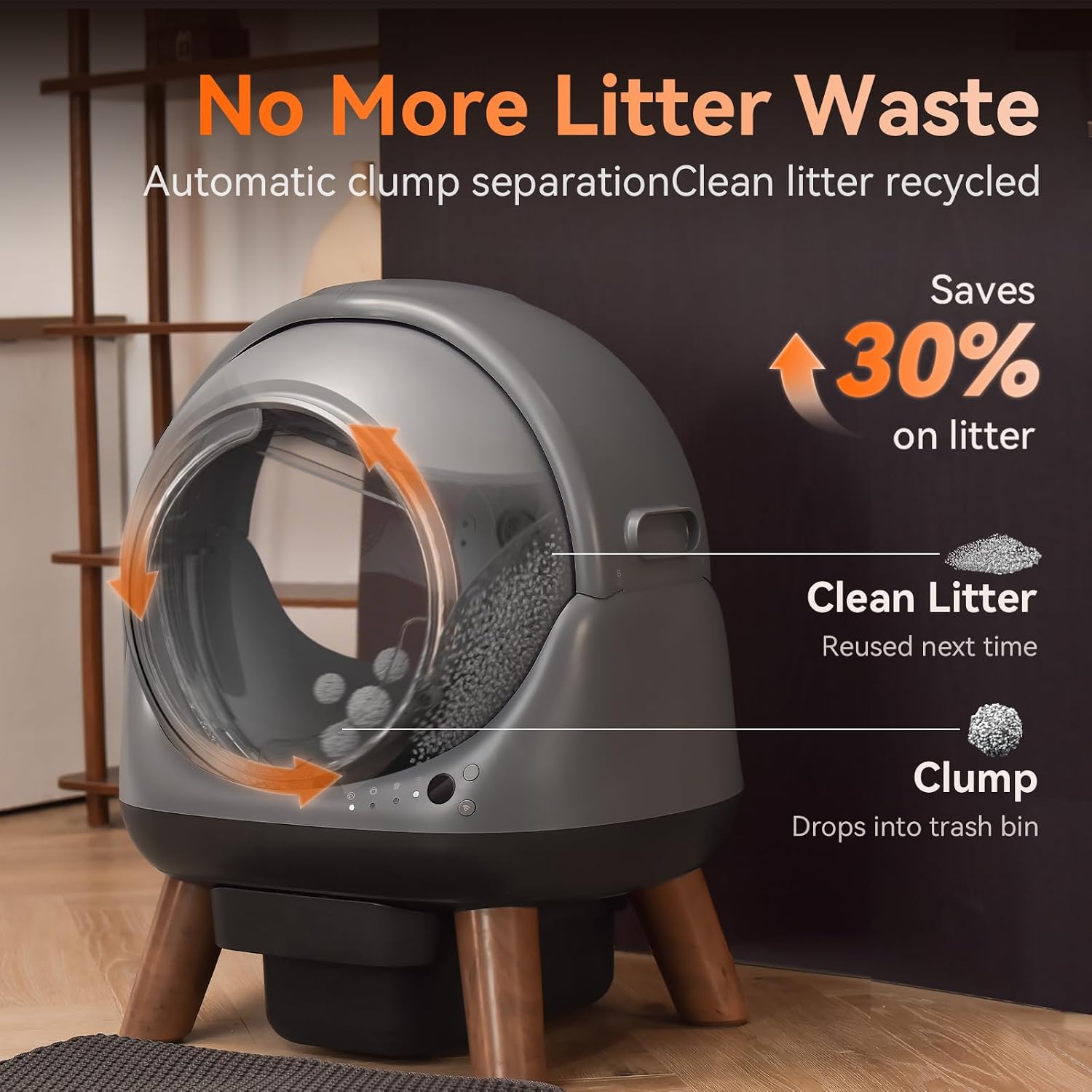 Detalle de Self-Cleaning Litter Box G1