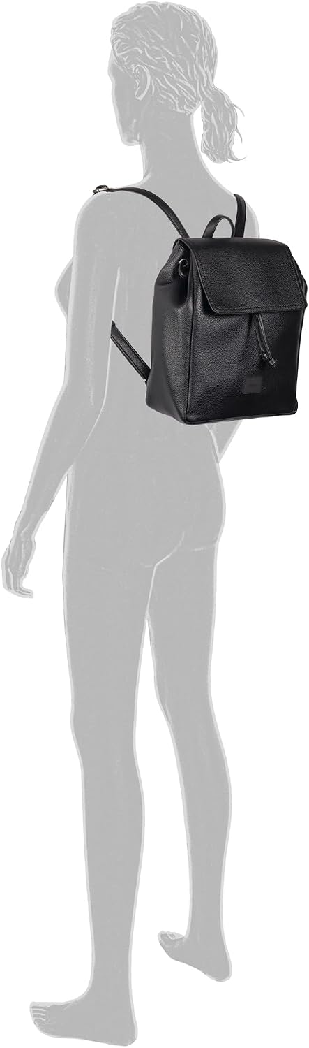 Detalle de Gabor Elfie 004366 Rucksack – kompakter Alltagsbegleiter in monochromem Kunstleder