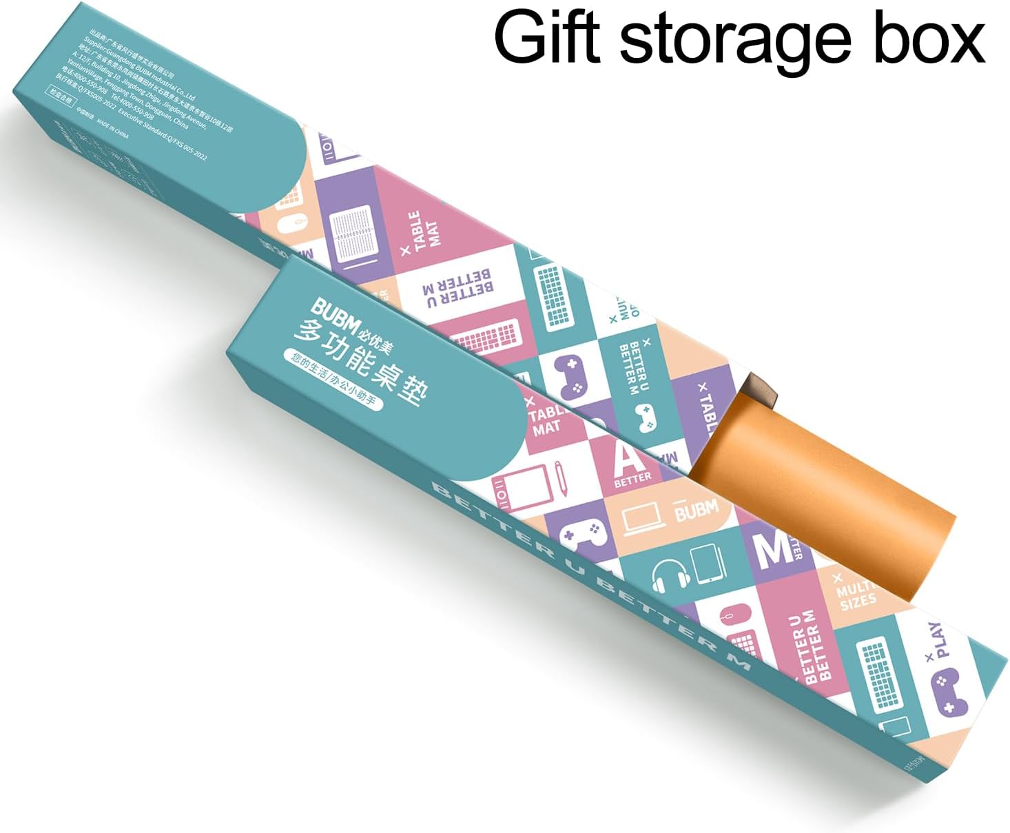 Thumbnail 2 de BUBM Multifunktionales Office-Mauspad 120 x 60 cm aus PU-Leder (wasserdicht, rutschfest)