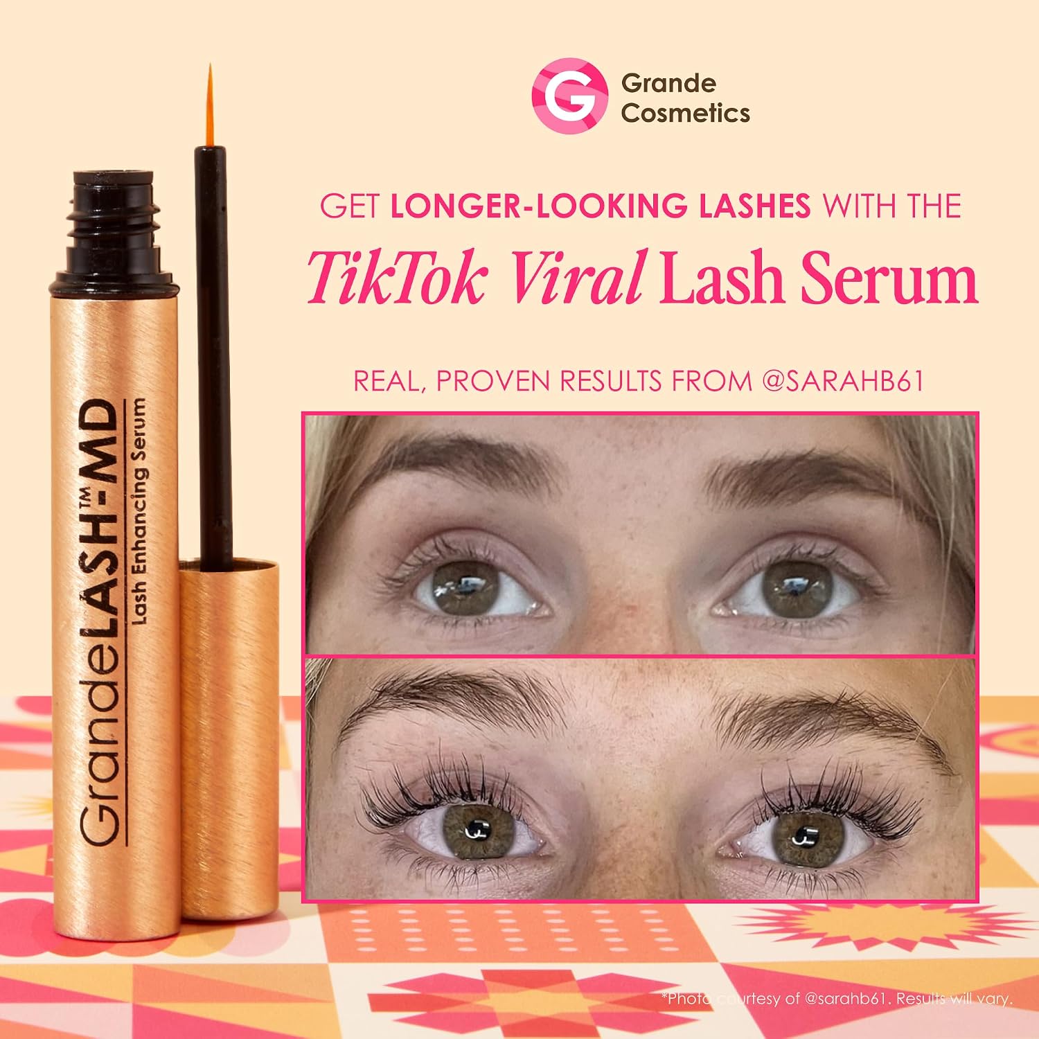 Detalle de Grande Cosmetics Lash & Brow Care System, Multi-Step Enhancing Set