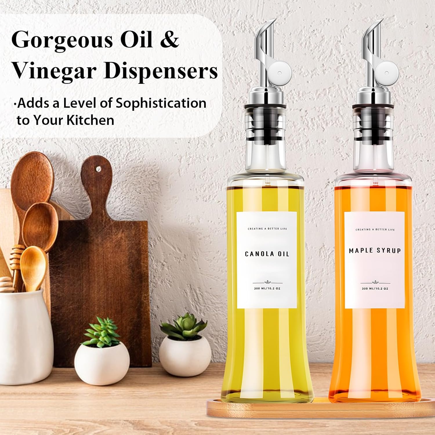 Thumbnail 6 de GIXSEGIE 300ml Olive Oil Dispenser Set 🥫