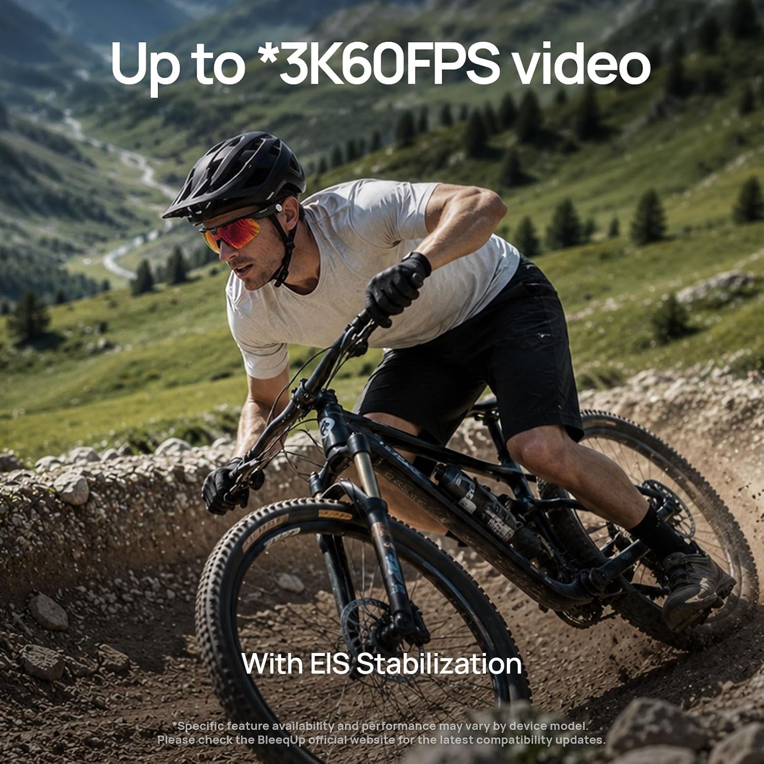 Thumbnail 2 de BleeqUp Ranger 2026 5-in-1 Smart Glasses — 16MP EIS Camera, Open-Ear Audio, 3K Video for Outdoor Adventures