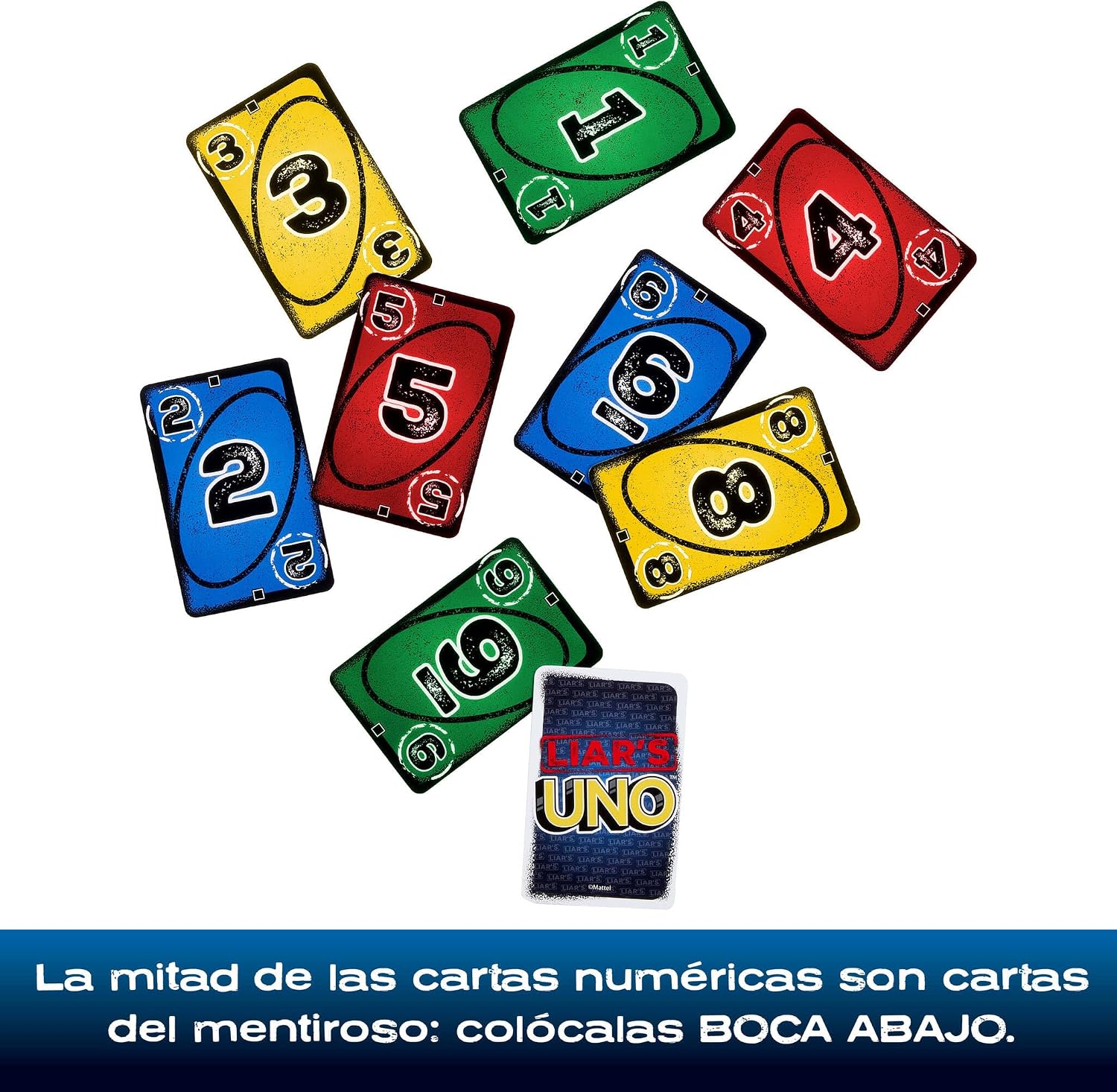 Thumbnail 3 de Mattel Games UNO del mentiroso en lata 🎲
