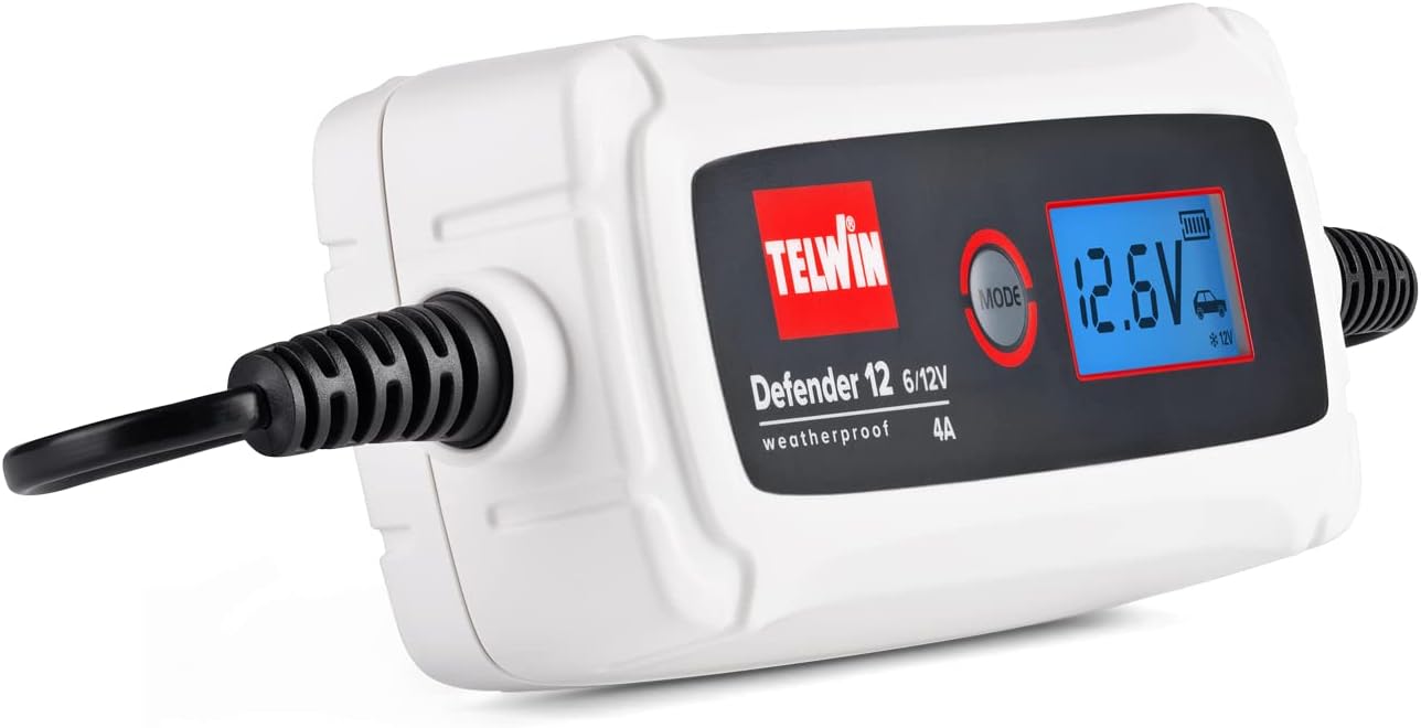 Thumbnail 1 de Telwin Defender 12 – Chargeur et Mainteneur Électronique 6/12 V avec écran LCD