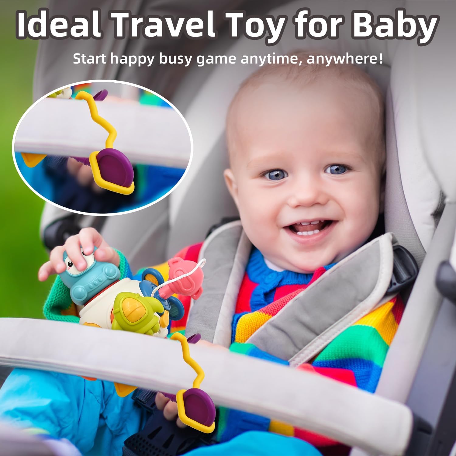 Thumbnail 6 de AiTuiTui 8-in-1 Montessori Busy Cube Toy for Toddlers (18 Months+): Travel-Friendly Sensory Activity