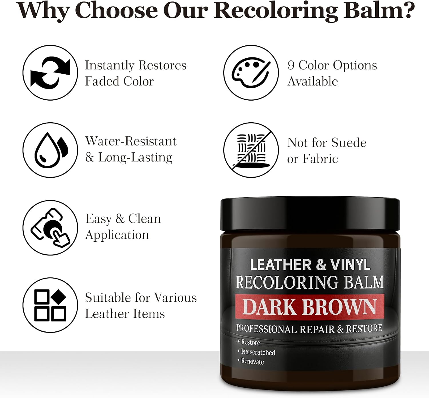 Detalle 1 de Laxmorph Leather Recolouring Balm