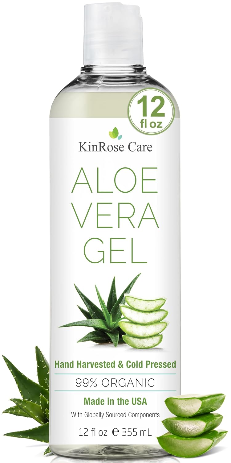Detalle de KinRose Care 12oz Organic Aloe Vera Gel