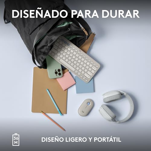 Thumbnail 8 de Logitech Pebble Keys 2 K380s: teclado Bluetooth 3 dispositivos, diseño compacto y sostenible