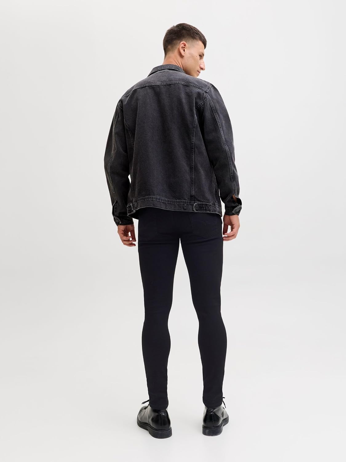 Thumbnail 2 de JACK & JONES Liam, męskie jeansy Skinny Fit, czarny denim, 5 kieszeni