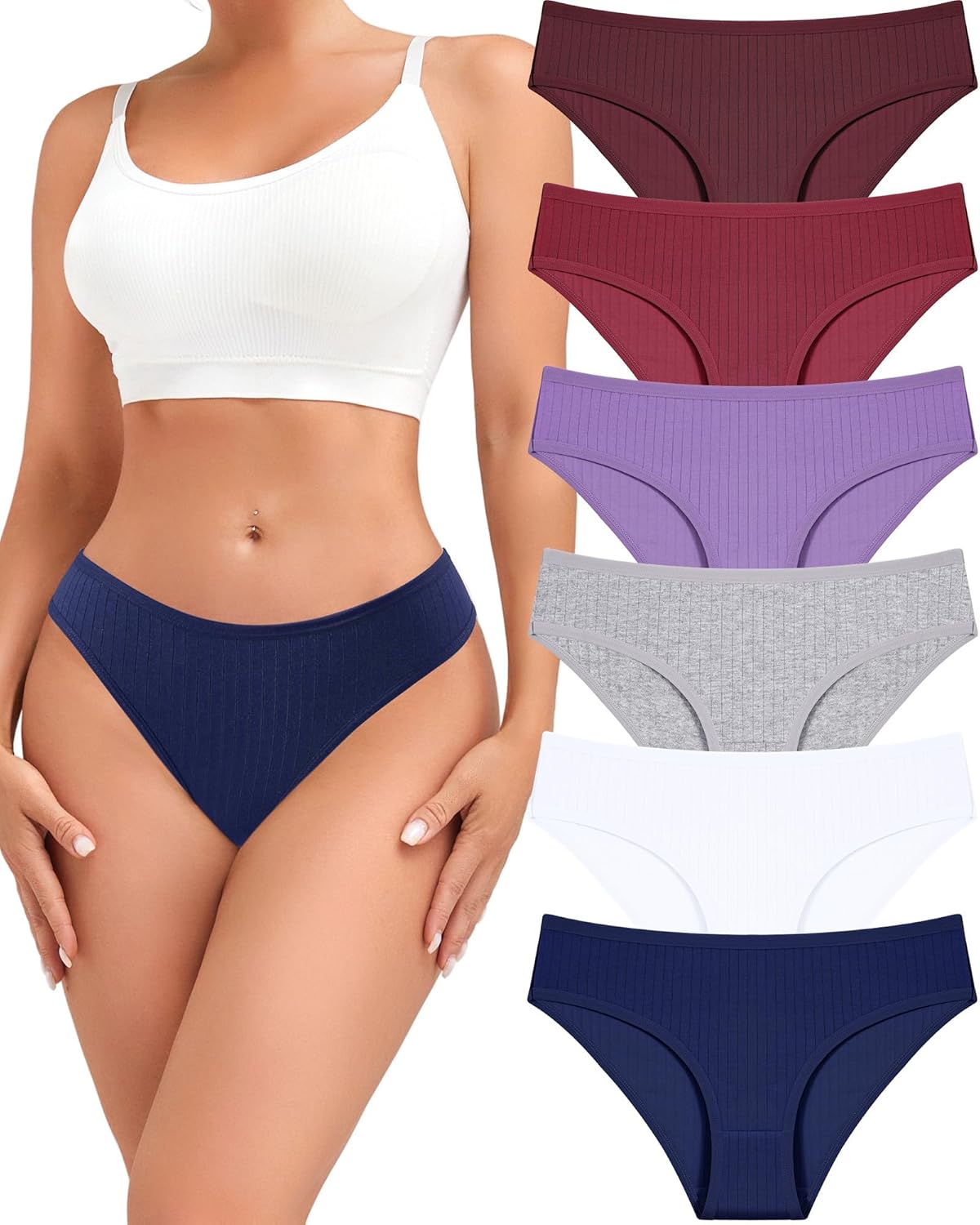 Thumbnail 6 de ALL OF ME 6er Pack Unterhosen Damen Baumwolle