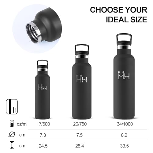 Detalle 1 de Botella Agua Acero Inoxidable 500 ml 🚰