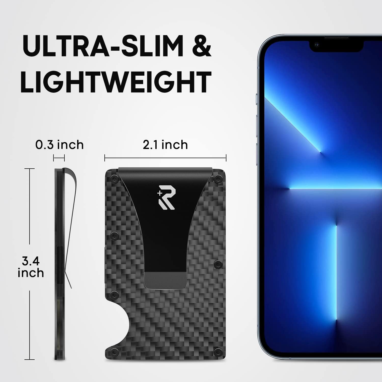 Thumbnail 4 de RealPlus Carbon Fiber Wallet RFID blocker