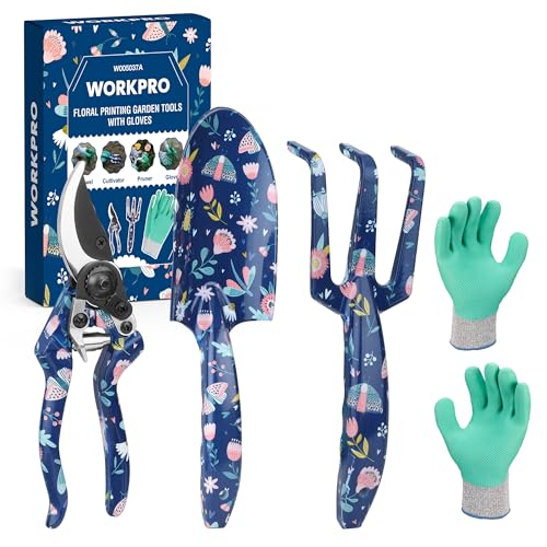 Detalle de WORKPRO Ensemble 4 pièces, outils inox, bleu