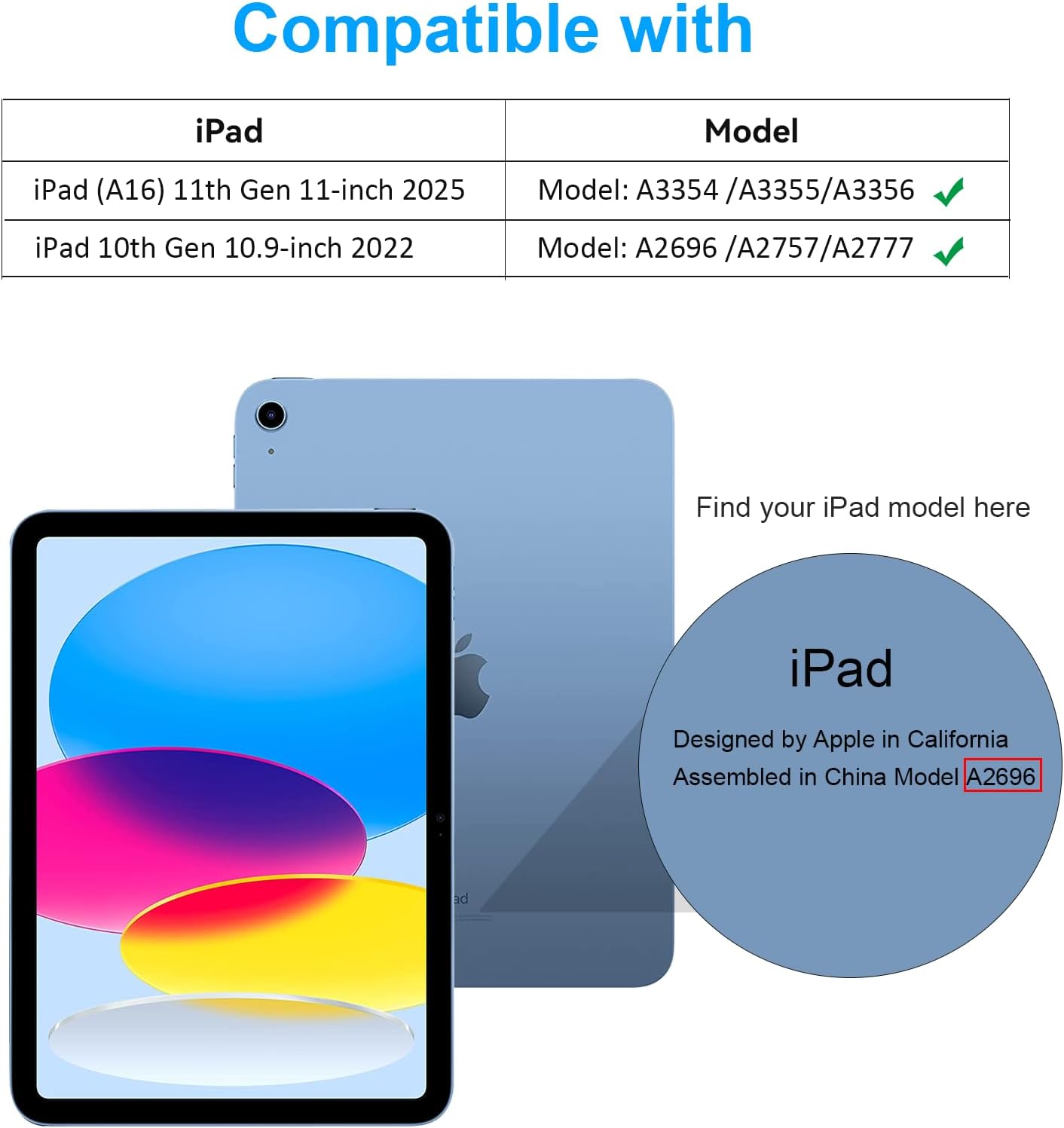 Detalle 2 de 4UBonLife Coque iPad A16 11 pouces