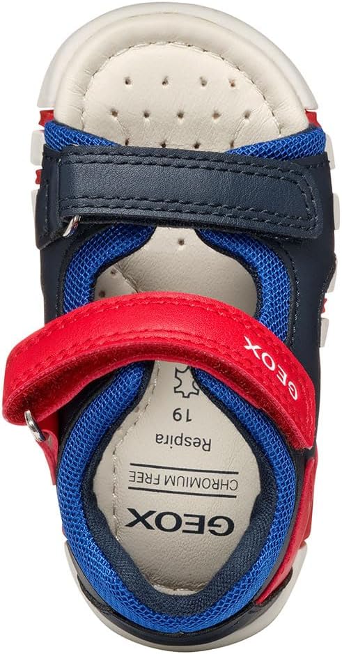 Detalle de Geox Baby-Jungen B Iupidoo Boy Sandal – Atmungsaktiver Begleiter für warme Tage