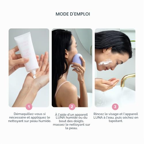 Detalle de FOREO LUNA Micro-Foam Cleanser 2.0 — Gel Nettoyant Visage végan et doux, 100 ml