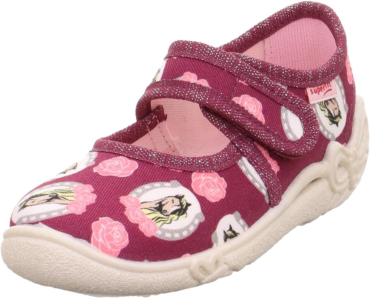 Thumbnail 6 de Superfit Mädchen Belinda Hausschuhe 1-800288Mule – strapazierfähige Baumwolle, Klettverschluss, non-marking Sohle