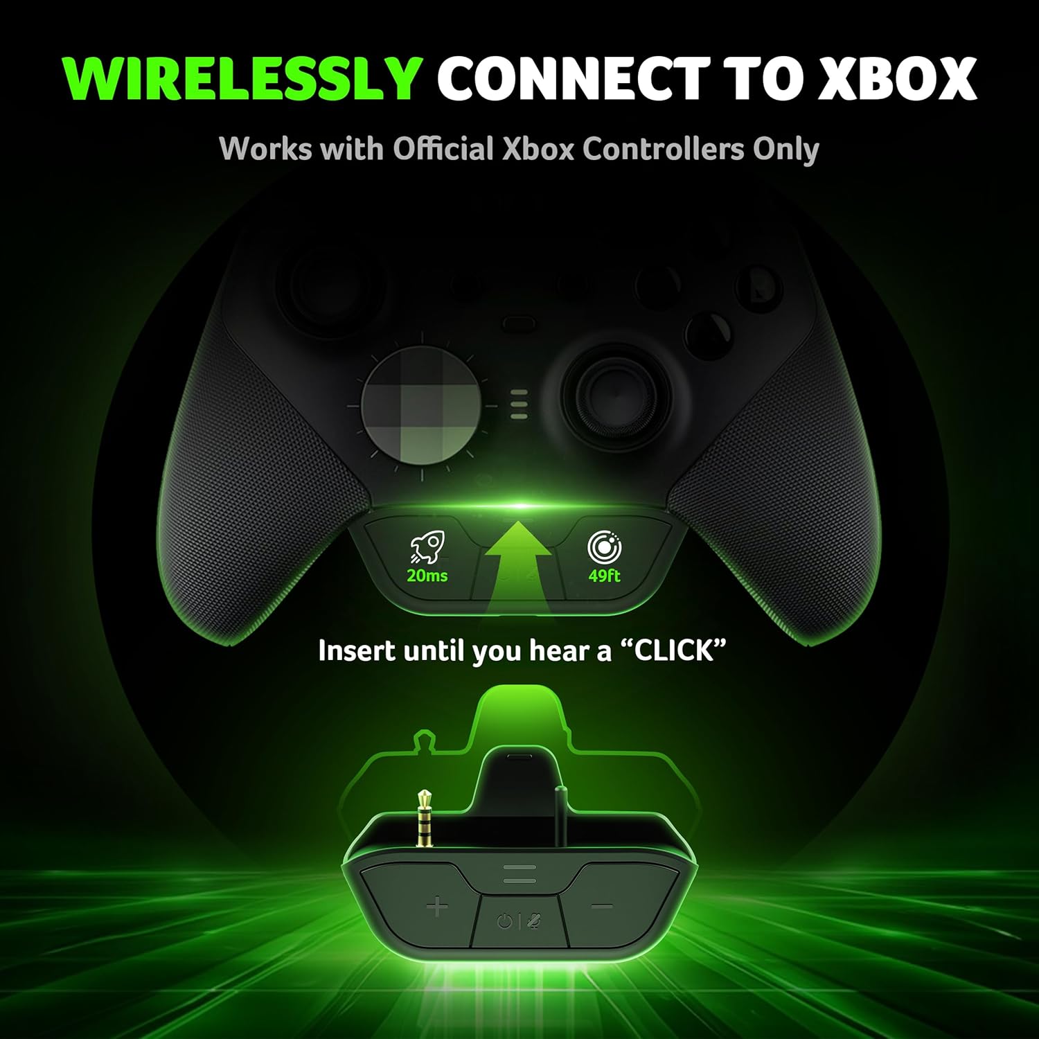 Thumbnail 1 de Acer Wireless Gaming Headset for Xbox Series X|S & Xbox One (Bluetooth 5.4, Noise-Canceling Mic, 40H Battery) – Black Green