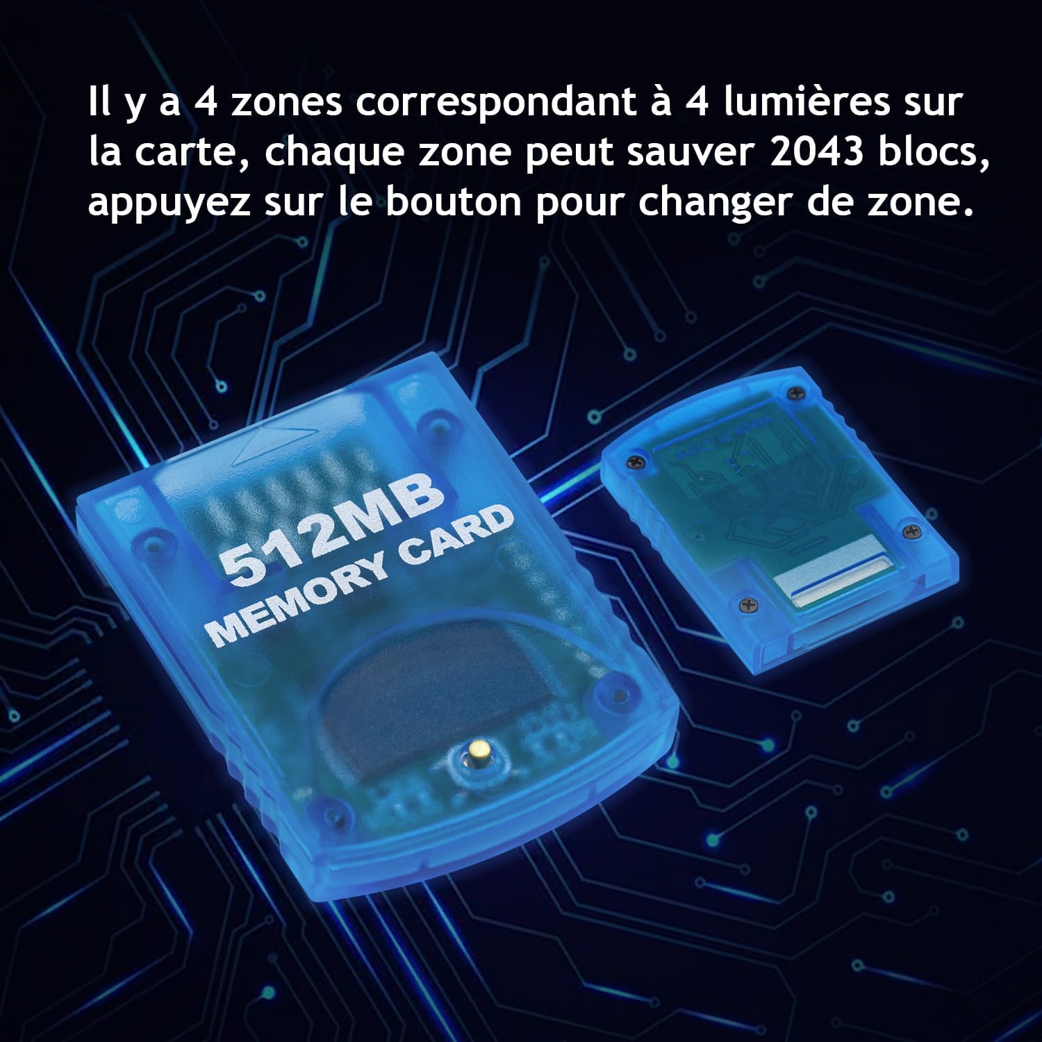 Thumbnail 6 de Mcbazel 512MB Carte mémoire 512MB pour Wii/Gamecube