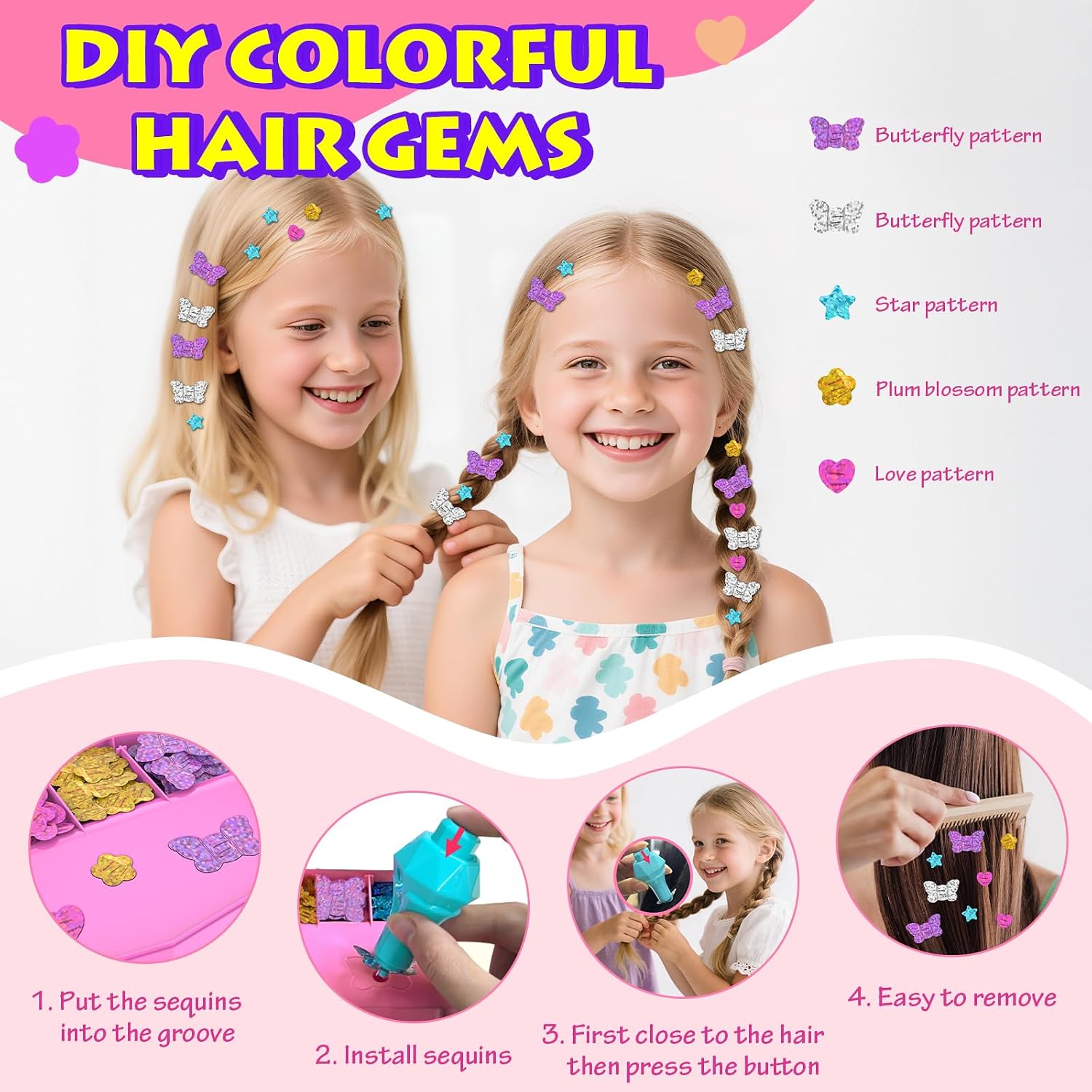 Thumbnail 5 de LemonDream Kids Nail Polish Sets – Fun, Safe DIY Nail Art Kit for Girls Aged 7–12