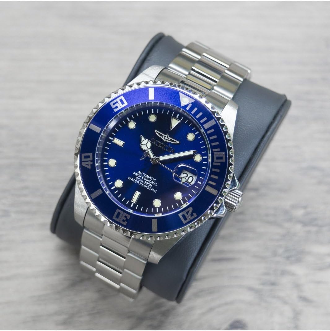 Thumbnail 6 de Invicta Pro Diver 35718 – montre homme à mouvement automatique en acier inoxydable, cadran bleu (47 mm)
