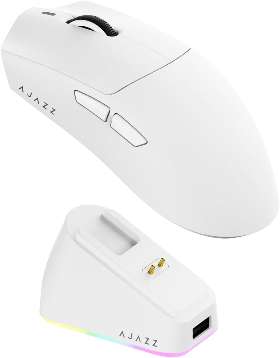 Detalle de AJAZZ AJ139P V3 MC Wireless Gaming Mouse, 24K DPI, RGB Charging Dock