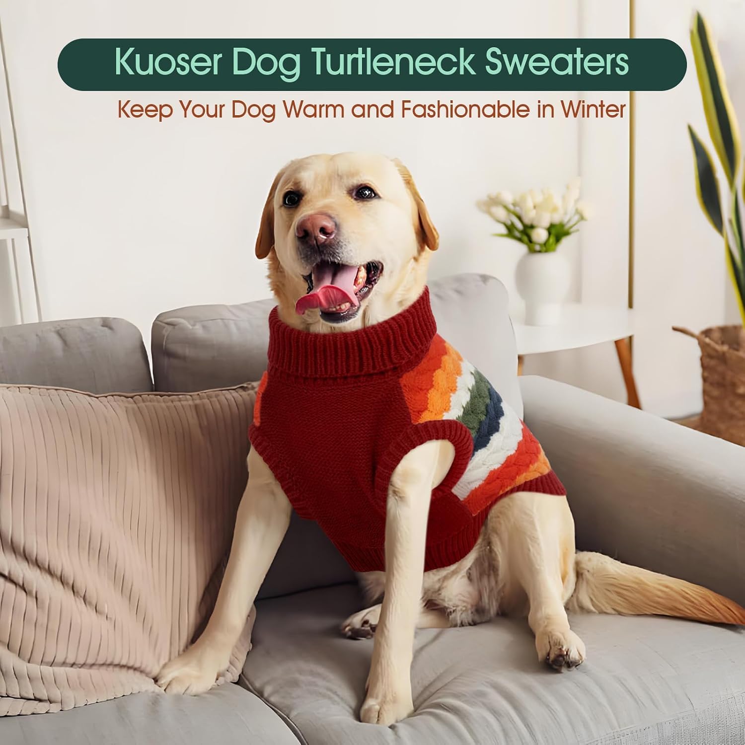 Detalle 2 de Kuoser Dog Sweater Size S