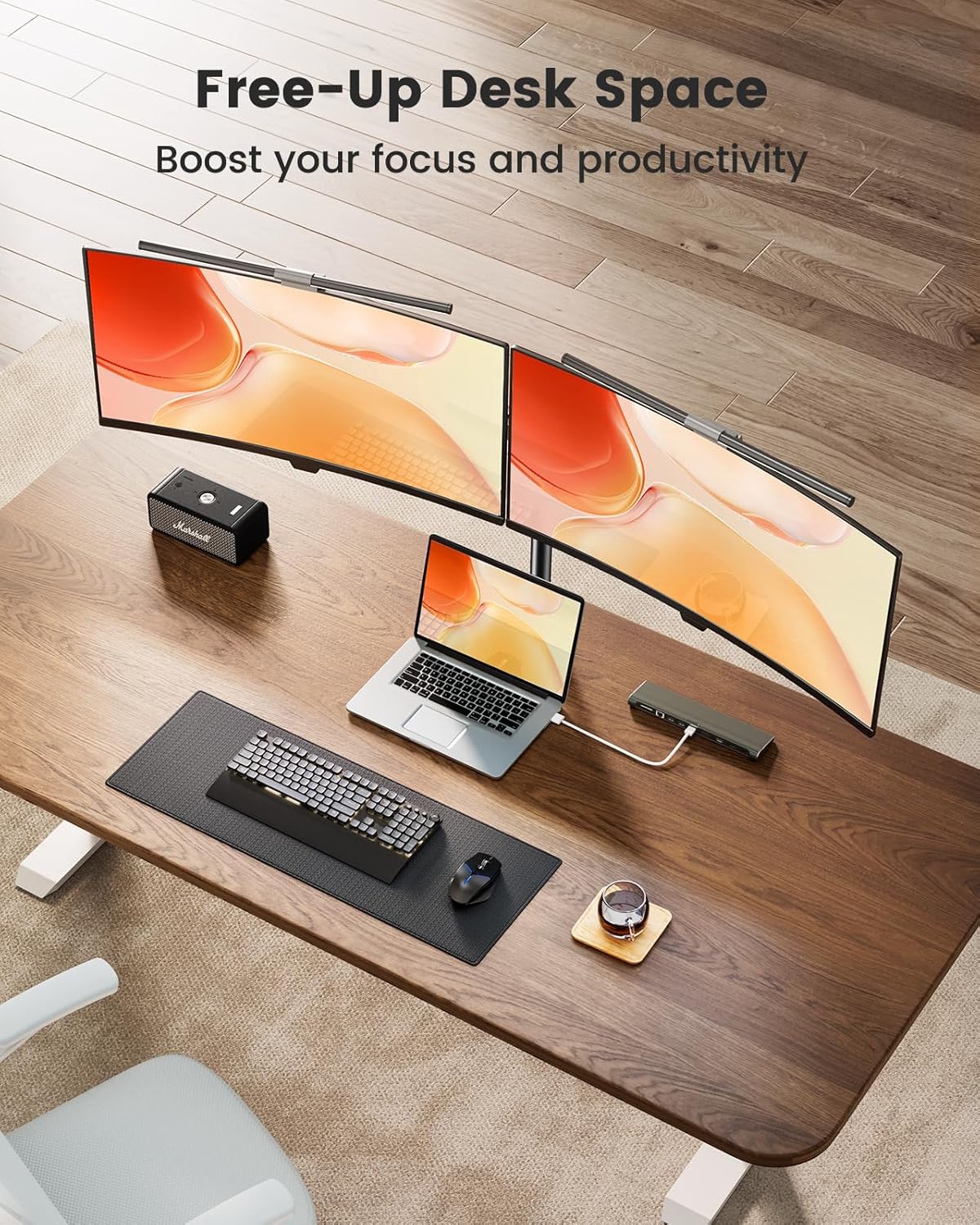 Thumbnail 6 de ErGear Dual Monitor Stand 17.6 lbs