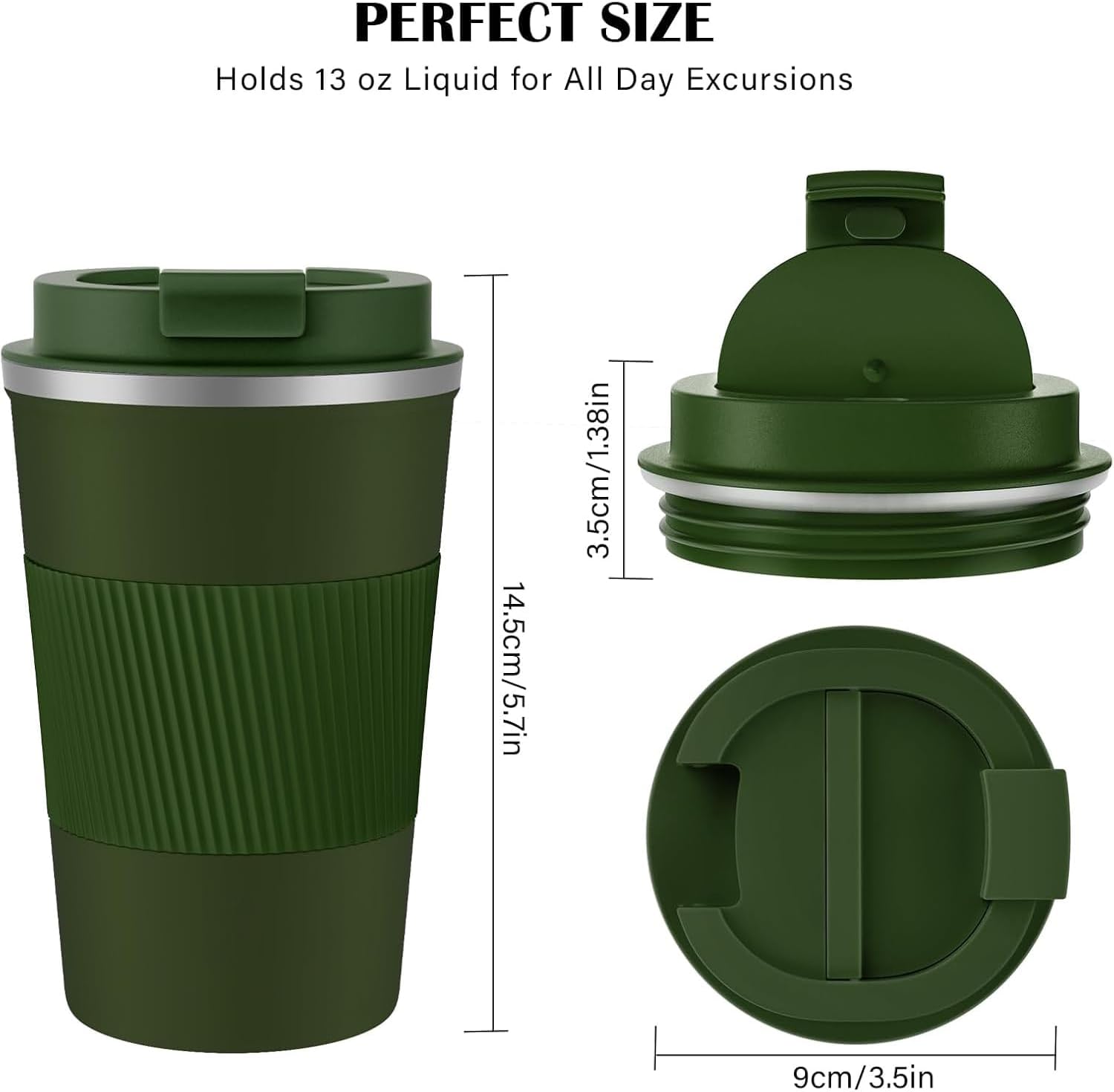 Thumbnail 4 de KETIEE Travel Coffee Mug 12 oz