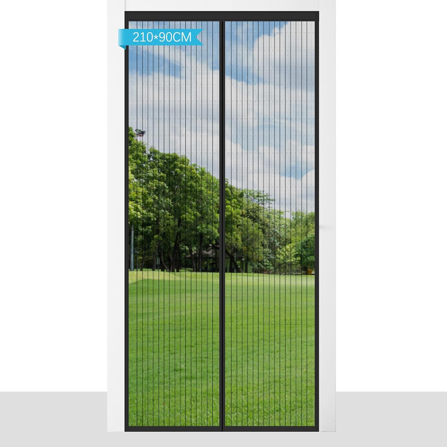 Detalle de aonova Fly Screen Door: Hands‑Free Insect Protection with Powerful Magnets